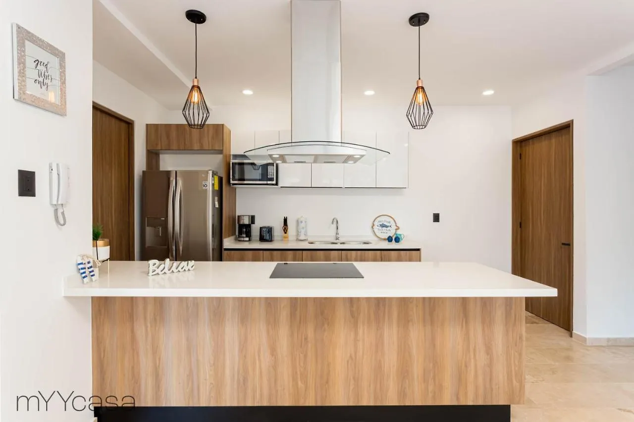 Amazing Apt. W/ Pool & Jacuzzi In Playa Del Carmen Apartamento