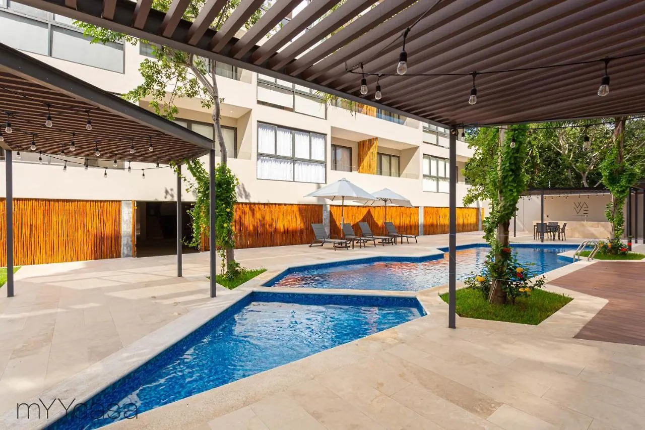 Amazing Apt. W/ Pool & Jacuzzi In Playa Del Carmen 0*,